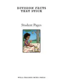 Division Facts that Stick, Student Pages (Downloadable PDF)
