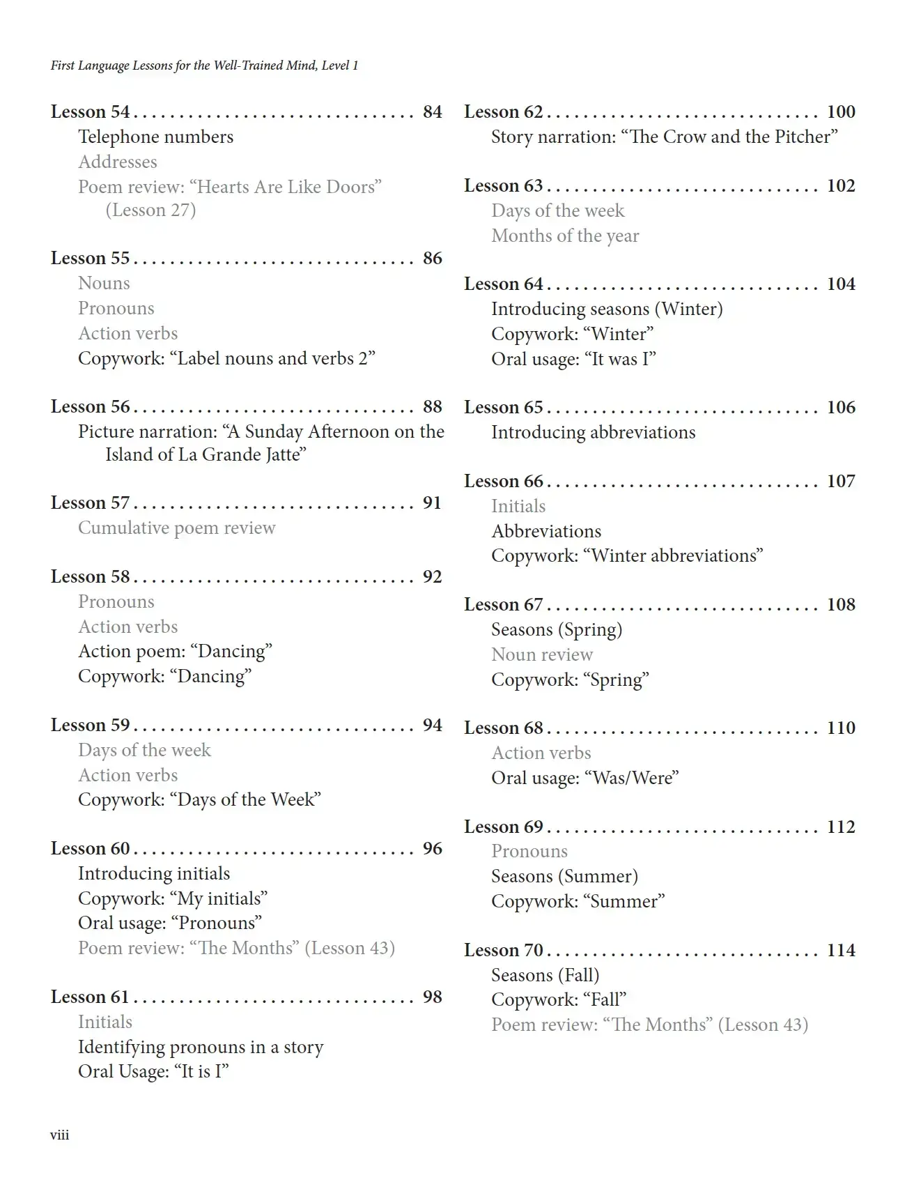 First Language Lessons Level 1 - Image 5