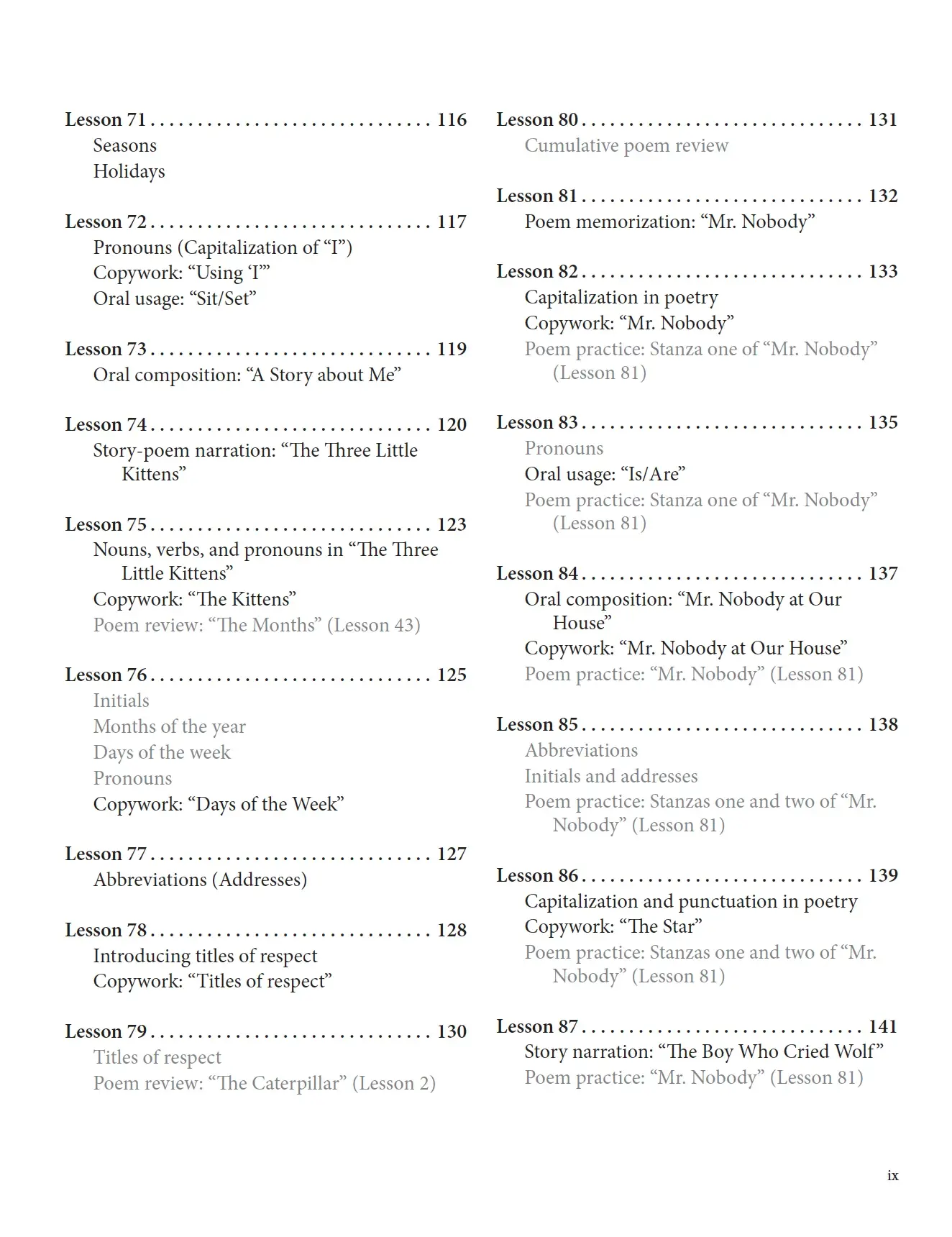 First Language Lessons Level 1 - Image 6