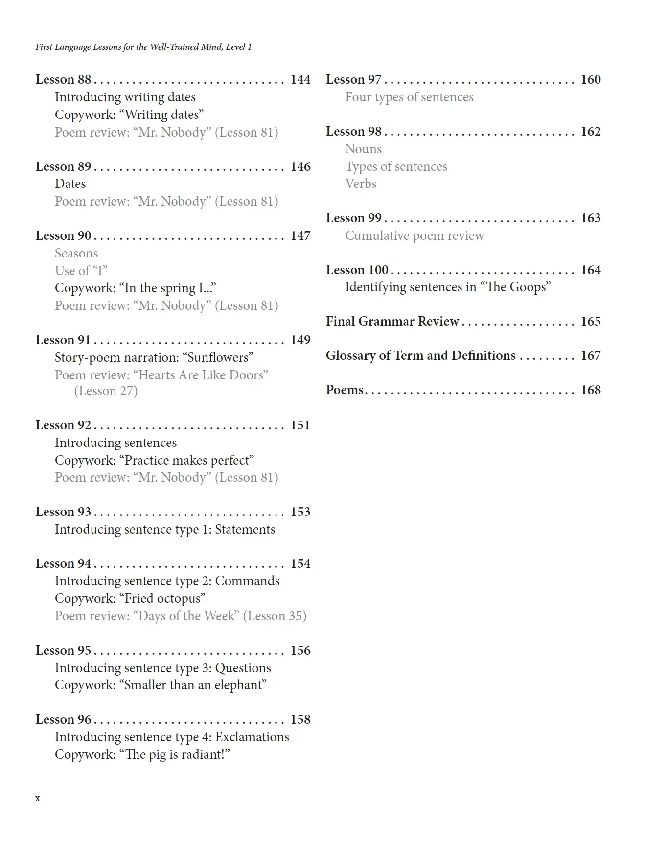 First Language Lessons Level 1 - Image 7