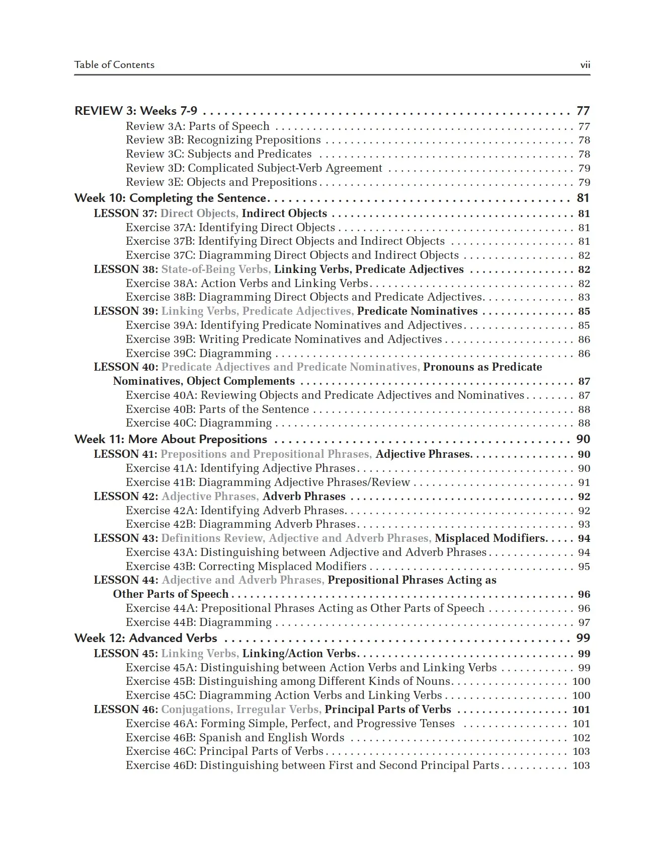 Grammar for the Well-Trained Mind, Key to the Blue Workbook - Image 6