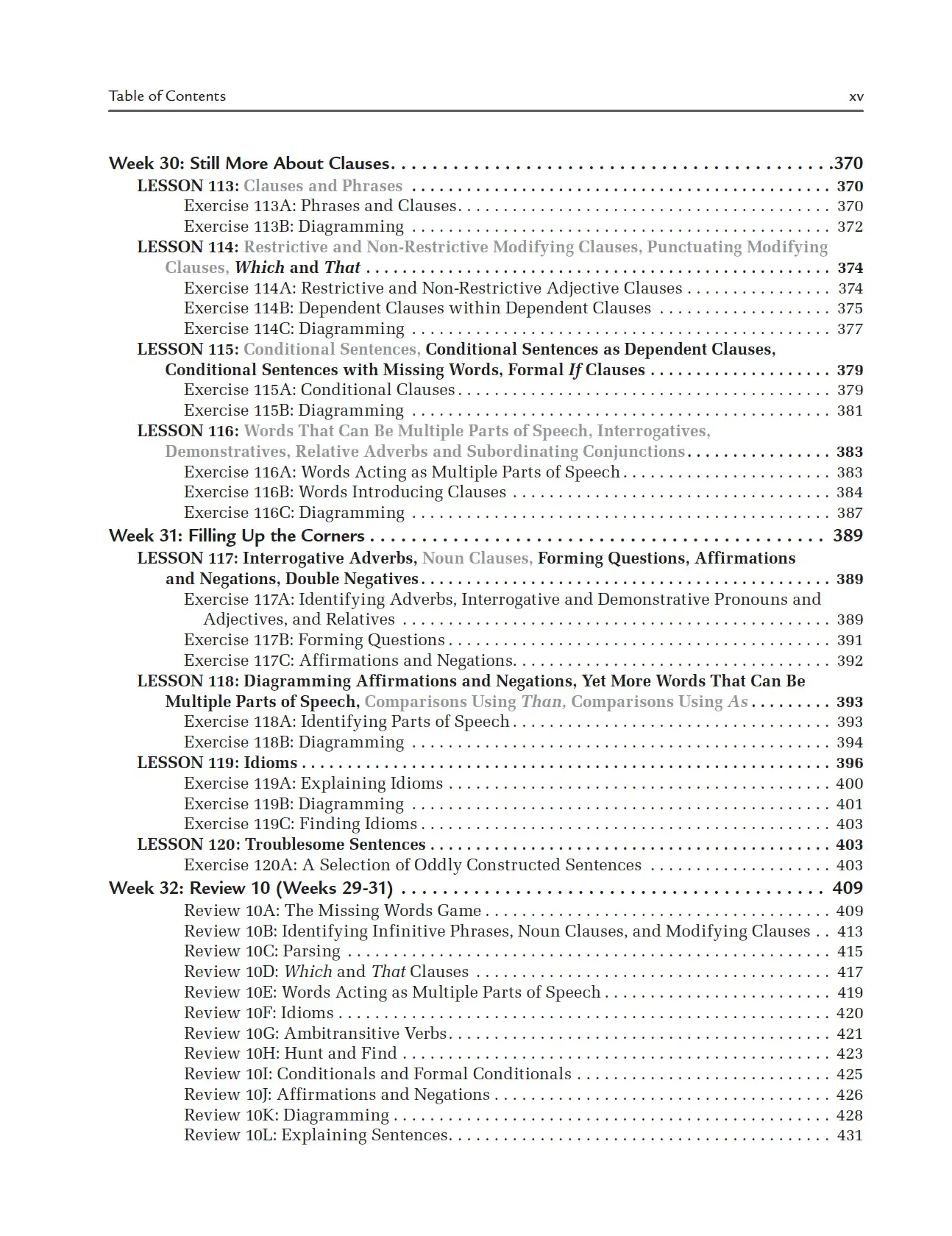 Grammar for the Well-Trained Mind, Key to the Blue Workbook - Image 14