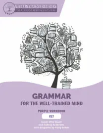 SD Grammar for the Well-Trained Mind, Key to the Purple Workbook