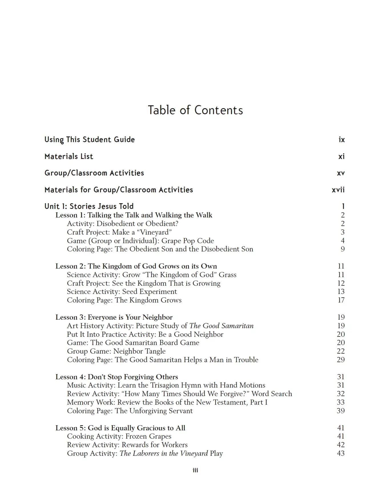 Telling God's Story, Year 2 Activity Book: The Kingdom of Heaven Student Guide & Activity Pages - Image 2