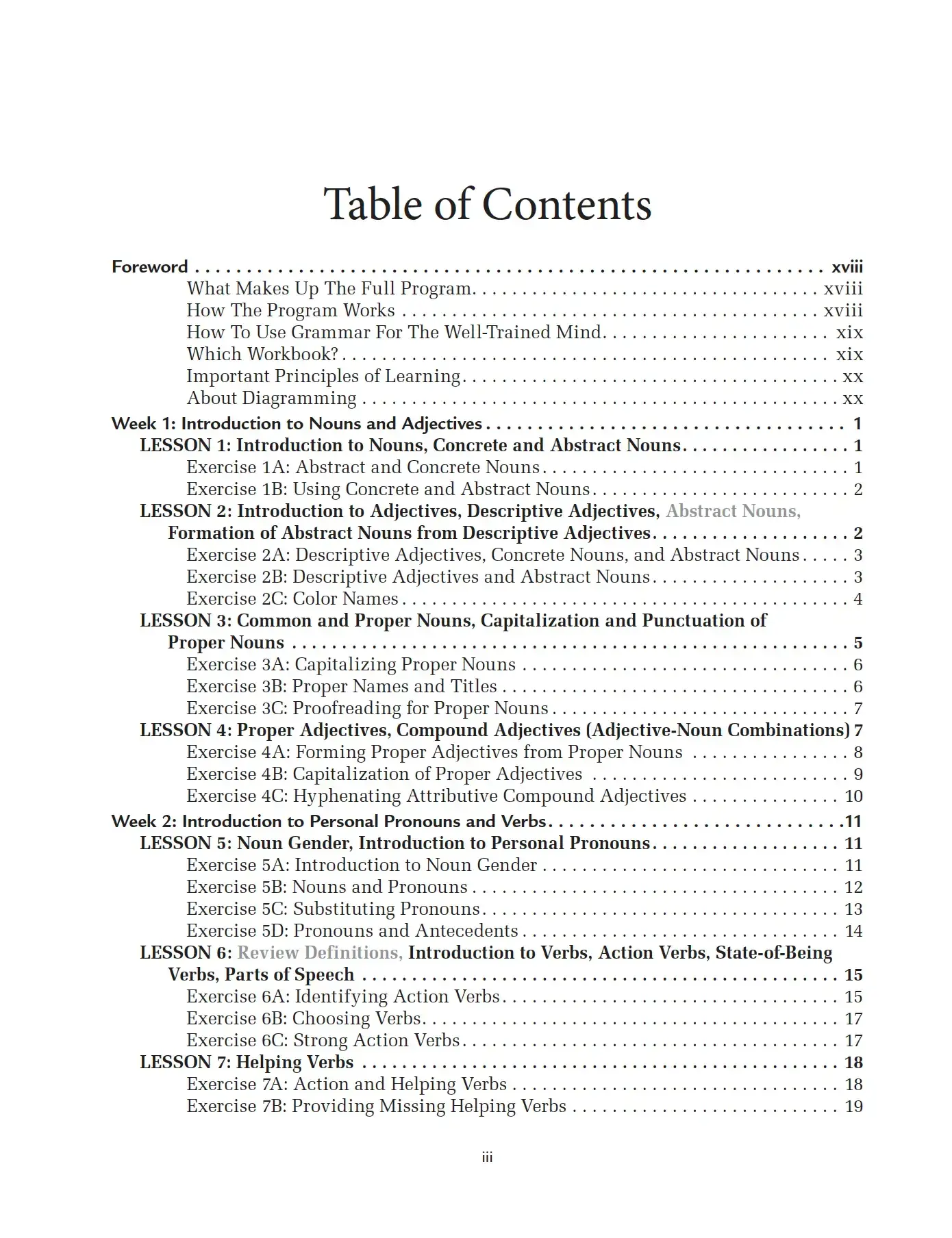 Grammar for the Well-Trained Mind Yellow Workbook - Image 2