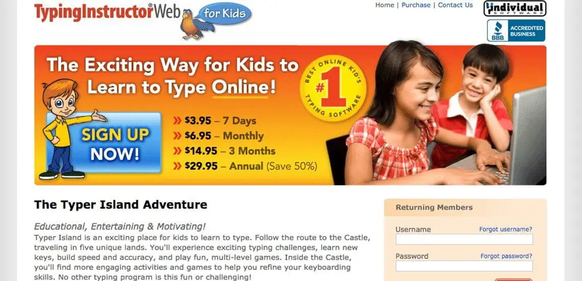 Typing Instructor For Kids - Well-Trained Mind